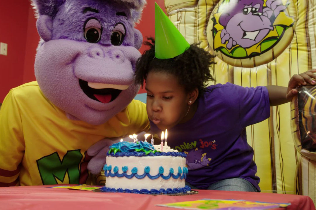 Monkey Joe's Birthday Cake